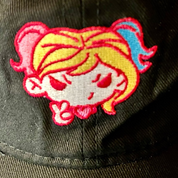 Lootcrate Black Harley Quinn Baseball Hat Cap - Picture 6 of 12